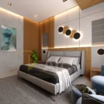 Turnkey Home Interior Project by D-arc Interiors at Uruvachal For Subair - Master Bedroom