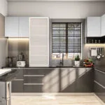 Turnkey Home Interior Project by D-arc Interiors at Uruvachal For Subair- Modullar Kitchen