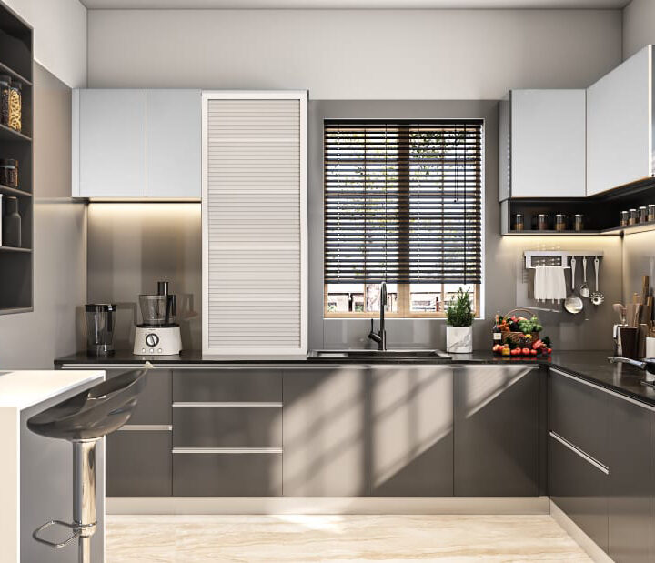 Turnkey Home Interior Project by D-arc Interiors at Uruvachal For Subair- Modullar Kitchen